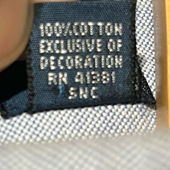 RALPH LAUREN Mens Light Blue Long Sleeve Button Down Shirt, Mens Size Large - Picture 6 of 6